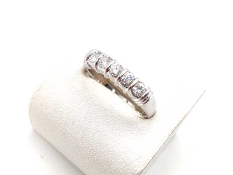 ダイヤモンド買取　リング K18WG ダイヤ0.45ct 　